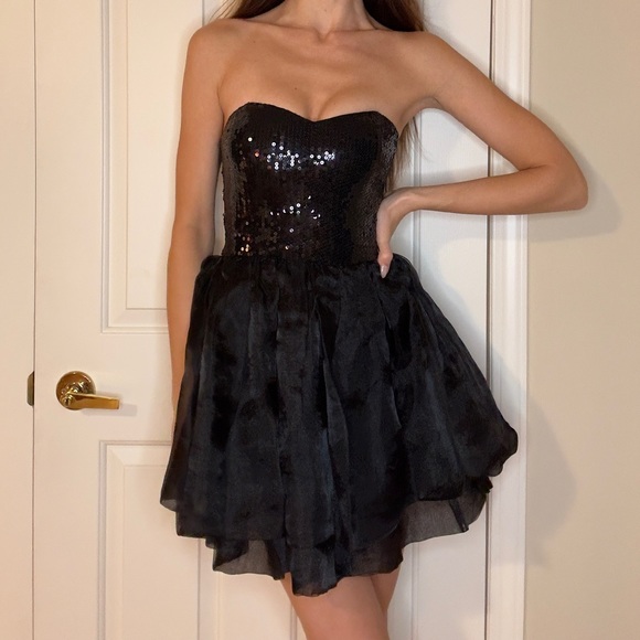 Vintage Betsey Johnson sequin mini dress - Picture 2 of 13